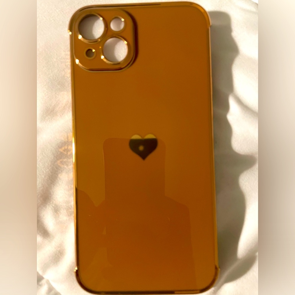 iPhone14 Max Case Love-Heart Cover for Women Girls Camera Lens Protection